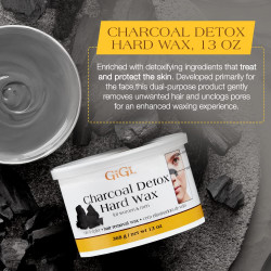 GiGi charcoal detox hard wax