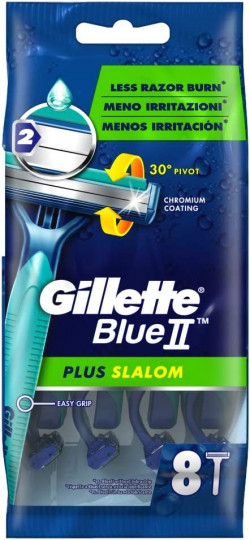 Gillette Blue II Plus Slalom Disposable Razor Pack