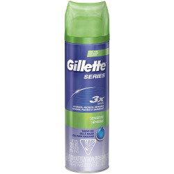 Gillette Series 3X Shave Gel Sensitive