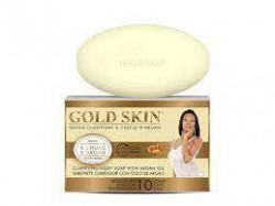 Gold skin clarifying body soap with argan oil