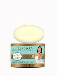 Gold skin clarifying body soap with snail slime
