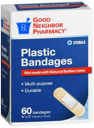 Good Neighbor Pharmacy Plastic Bandages - 3/4" X 3" 60 Bandages