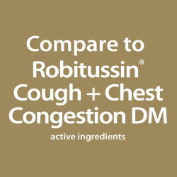 GoodSense Tussin Cough Syrup DM, Cough Suppressant and Expectorant, Wild Cherry Flavor, 8 Ounces