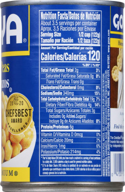 Goya Premium Chick Peas Garbanzo Beans