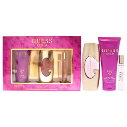 Guess Gold 3pc Gift Set Eau de parfum 2.5 oz 75 ml Women