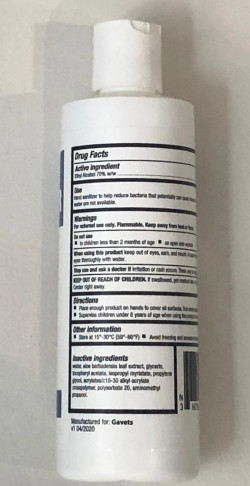 Hand Sanitizer 8 oz 237 ml, 70% Alcohol, Made in USA