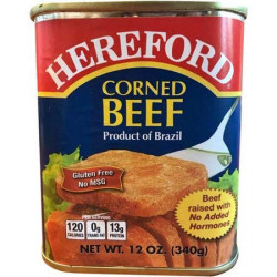 Hereford Corned Beef Canned 12oz Cans