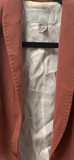 H&M Salmon Blazer Sz- 2