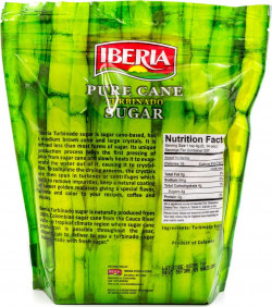 Iberia Pure Cane Turbinado Raw Sugar, 32 Ounce