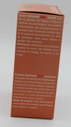 Idole Carrot Exfoliating Soap with Apricot Powder 200g