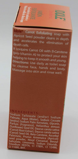 Idole Carrot Exfoliating Soap with Apricot Powder 200g