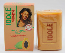 Idole Papaya Exfoliating Lightening Whitening Soap 7 Oz / 200g