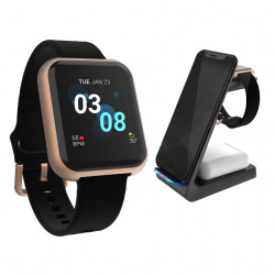 iTouch Air 3 Smartwatch with 3-in-1 Wireless Charging Station, 35mm