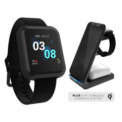 iTouch Air 3 Smartwatch with 3-in-1 Wireless Charging Station, 35mm