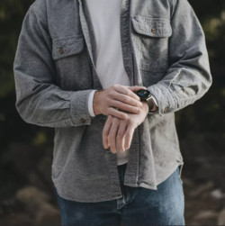 iTouch Sport 3 Touchscreen Smartwatch, 45mm - Rose Gold Case with Rose Gold Mesh Strap