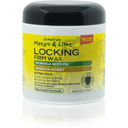 Jamaican Mango & Lime Resistente Fórmula De Bloqueo De Cera Firme, 6 Onzas