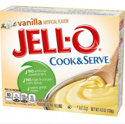 Jell-O Cook & Serve Vanilla Pudding & Pie Filling Mix, 4.6 Oz