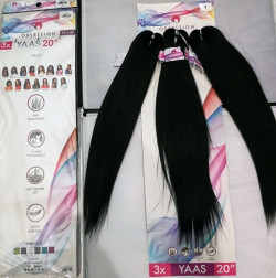 JUMBO Time Saving Pre-Stretched Braid. BIG Braiding Bulk Hair Extension