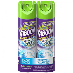 Kaboom Foam-Tastic With OxiClean Fresh Scent Bathroom Cleaner, 19oz. (Pack Of 2)