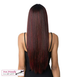 Kahlo - Peluca de encaje sintético con centro profundo, 1