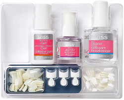 Kiss Nails Brush On Gel - Kit, 1 Count