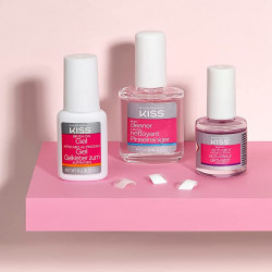 Kiss Nails Brush On Gel - Kit, 1 Count