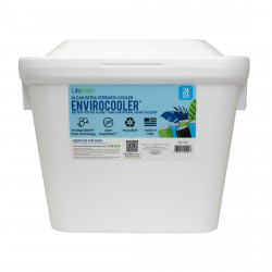Lifoam 24 Can Envirocooler Foam 28Qt Foam Cooler, White