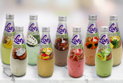 Loty Coconut Milk Drink With Nata De Coco -9.8oz