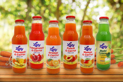 loty pineapple,pomgranate,orange,peach,mango,multi green carrot juice