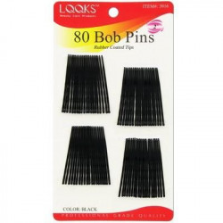 LQQKS 80 Bob Pins Black