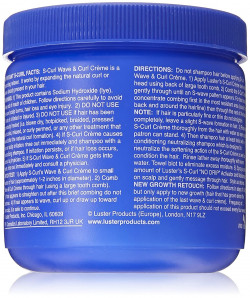 Luster's S Curl Texturizer de fuerza regular, 15 onzas