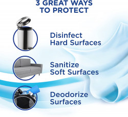 Lysol Disinfectant Spray, Sanitizing and Antibacterial Spray, For Disinfecting and Deodorizing, Crisp Linen, 19 fl oz