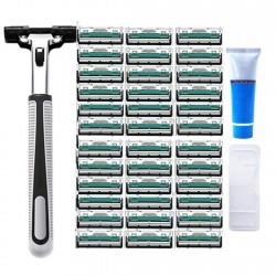 Stainless Steel Double Blade Manual Razor Shaver For Men