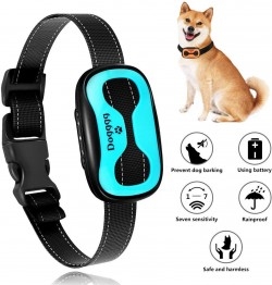 Bark Collar [New Version] Humanely Stops Barking With Sound And Vibration.