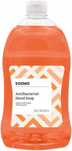 Solimo Antibacterial Liquid Hand Soap Refill | 56 Fluid Ounces