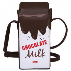 Women Girl Fashion Faux Leather Cute Milk Box Crossbody Bag Casual Phone Bag Shoulder Bag Printed Drink Bottle