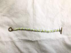 Green Seed-Bead Bracelet