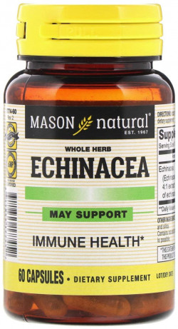 Mason ECHINACEA 500MG CAPSULES 60 Per Bottle
