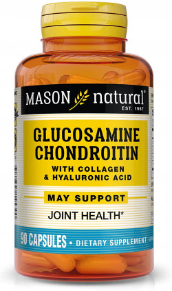 Mason Natural Glucosamine Sulfate 500 Mg With Calcium - Supports Mobility And Flexibility, Healthy Bones, Joints And Connective Tissue, 90 Tablets