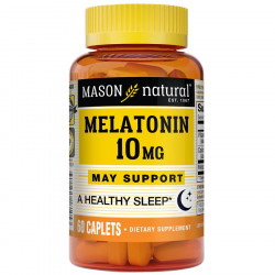 Mason Natural, Melatonin, 10 Mg, 60 Caplets