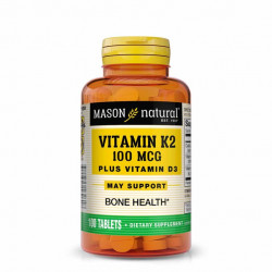 Mason Natural, Vitamin K2, 100 Mcg, 100 Tablets