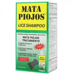 MATA Piojo Shampoo Lice Treatment 2 oz - Shampoo para Piojos Pack of 1