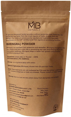 MB Herbals Pure Bhringraj Powder 100 Grams