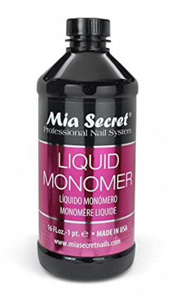 Mia Secret Liquid Monomer Professional Sistema Acrílico 16 Oz