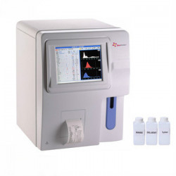 Mindray BC-3000 fully automatic hematology analyzer with 19 parameters for CBC testing and micro sampling technology
