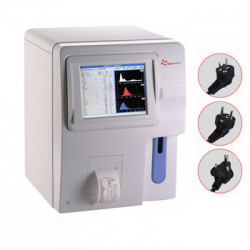 Mindray BC-3000 fully automatic hematology analyzer with 19 parameters for CBC testing and micro sampling technology