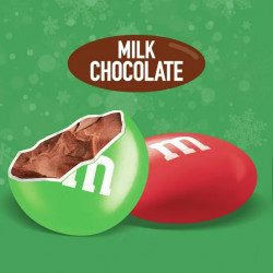 M&M's Christmas Stocking Stuffer Milk Chocolate Candy Cane - 3 oz Tube