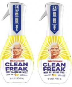 Mr. Clean Clean Freak Multi-Surface Spray Starter Kit, Lemon Zest (2-Pack)
