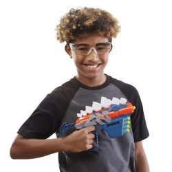Nerf DinoSquad Stego-smash Dart Blaster Dinosaur Toy, 5 Nerf Elite Darts, Stegosaurus Design