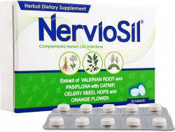 NERVIOSIL HERBAL SUPPLEMENT (30 TABLETS)